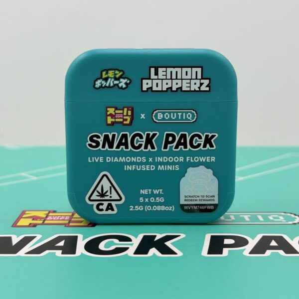boutiq snackpack x super dope pre-rolls infused minis