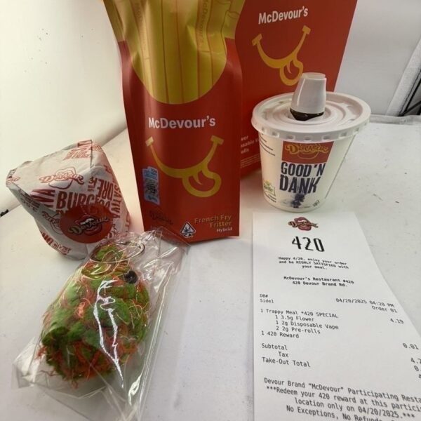 mcdevours trappy meal 7.5g premium exotic pack