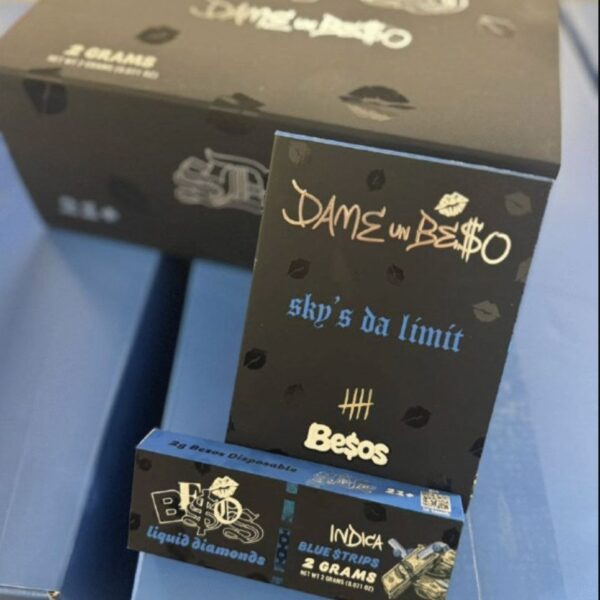 besos blue strips 2g disposable