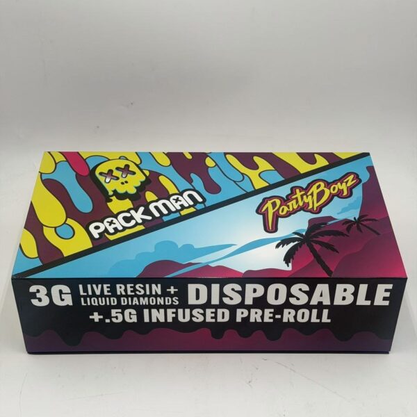 pack man x partyboyz 3g disposable